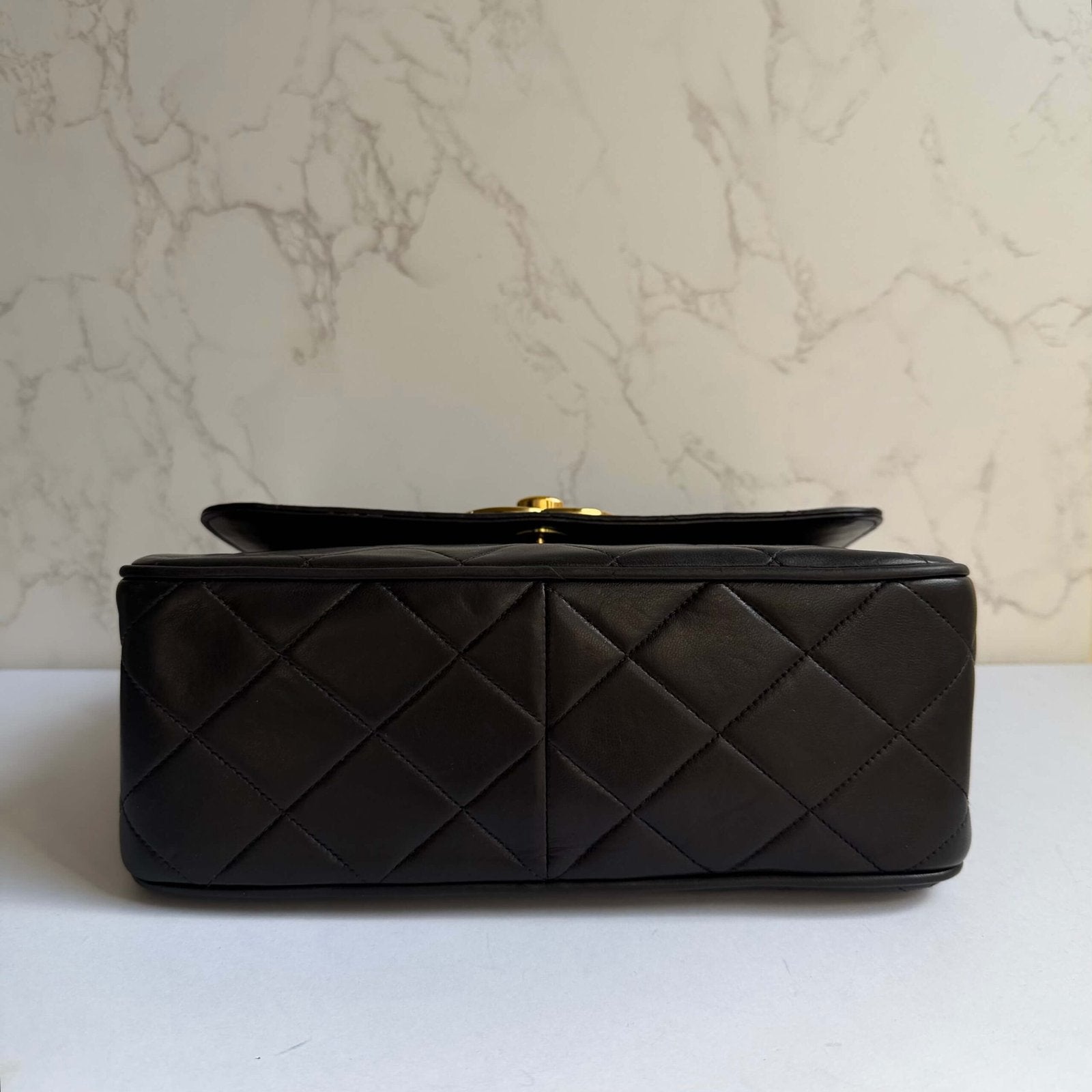 Bottom of authentic Chanel bag 90s
