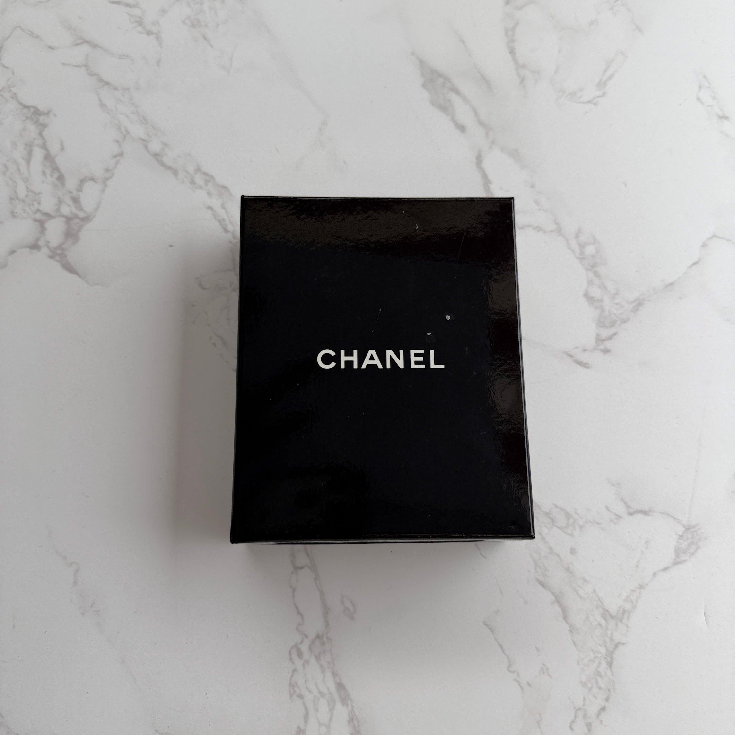 Origineel vintage Chanel doosje oorbellen