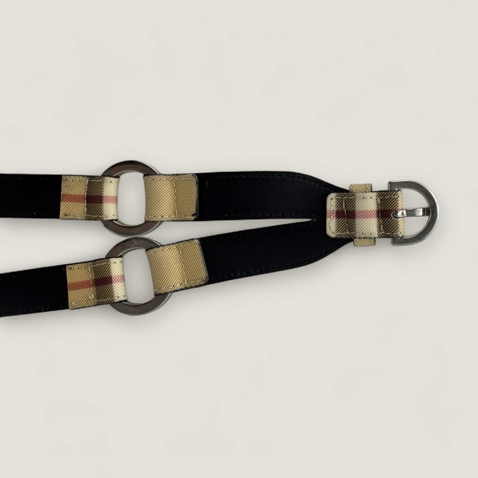 Originele Burberry London riem tweedehands