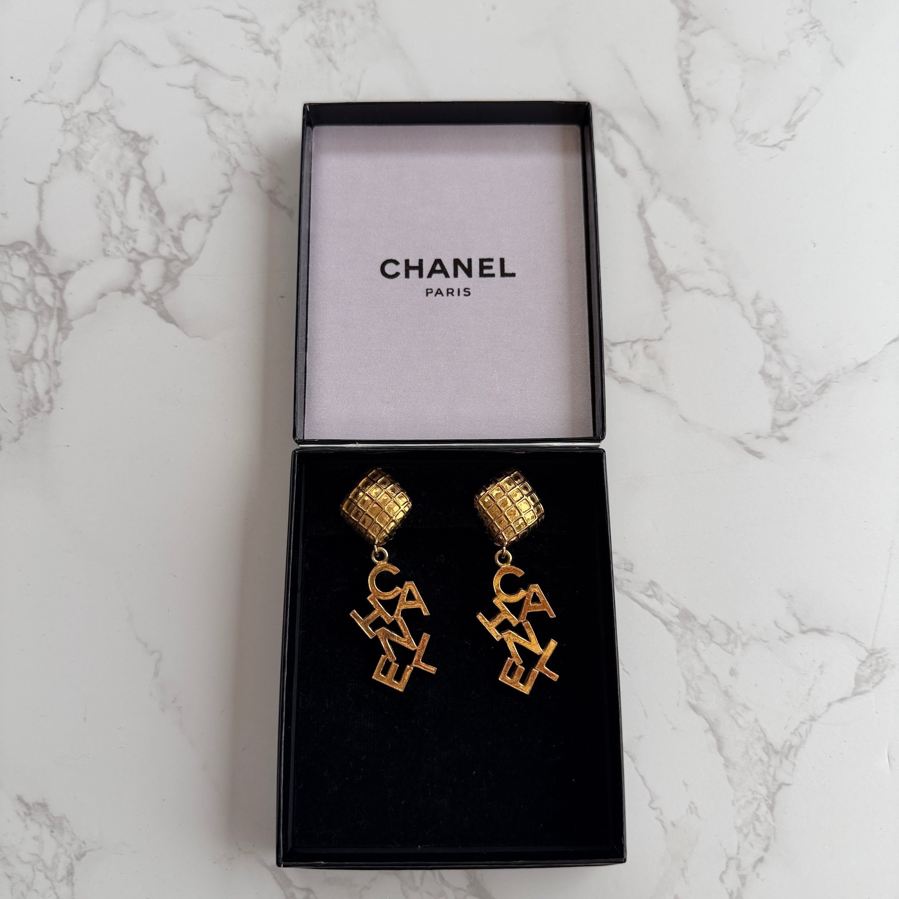 Originele Chanel oorbellen clip on