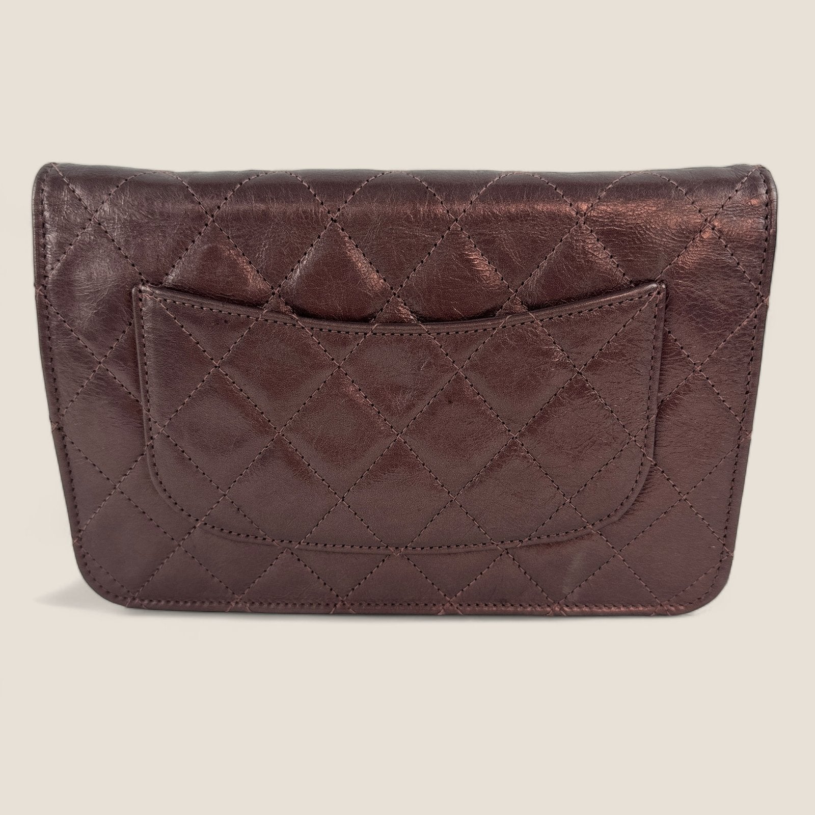 Pre-owned Chanel WOC Mona Lisa backpocket