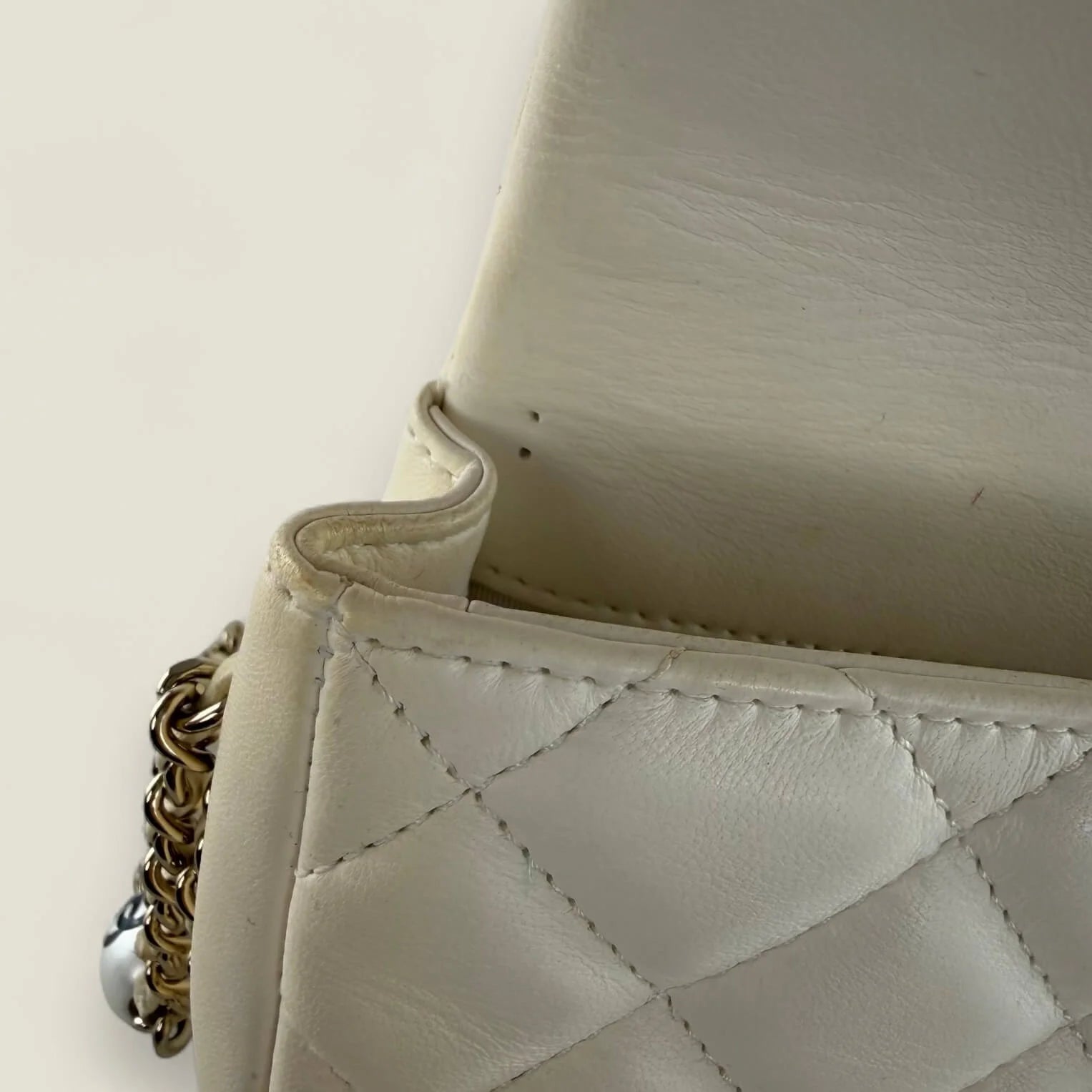 Popped stitch Chanel bag