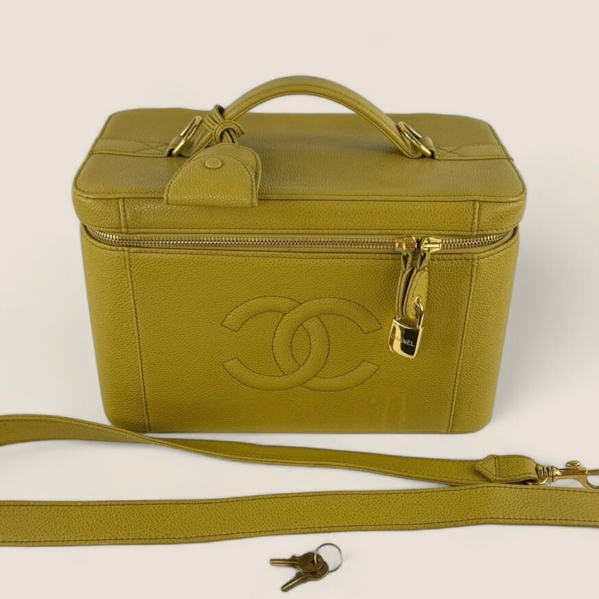 Chanel vanity schoudertas caviar - pre-owned