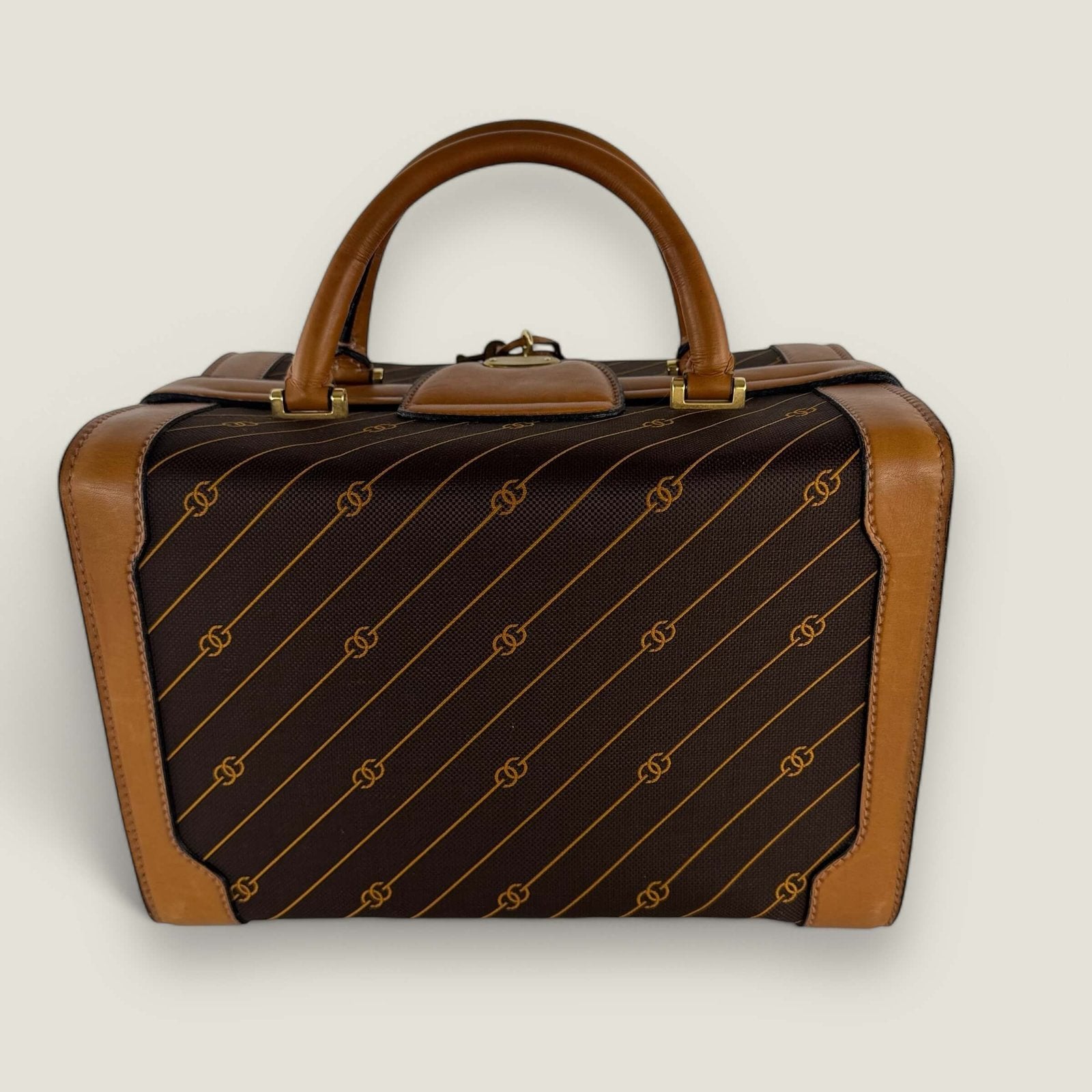 Pre-owned Gucci handbag suitcase travel bag