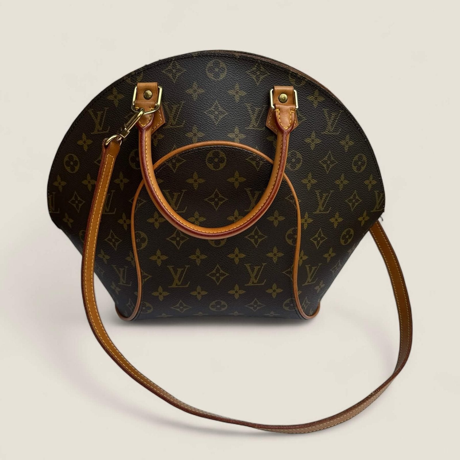 Pre-owned Louis Vuitton Ellipse PM handtas met monogram print en schouderstrap