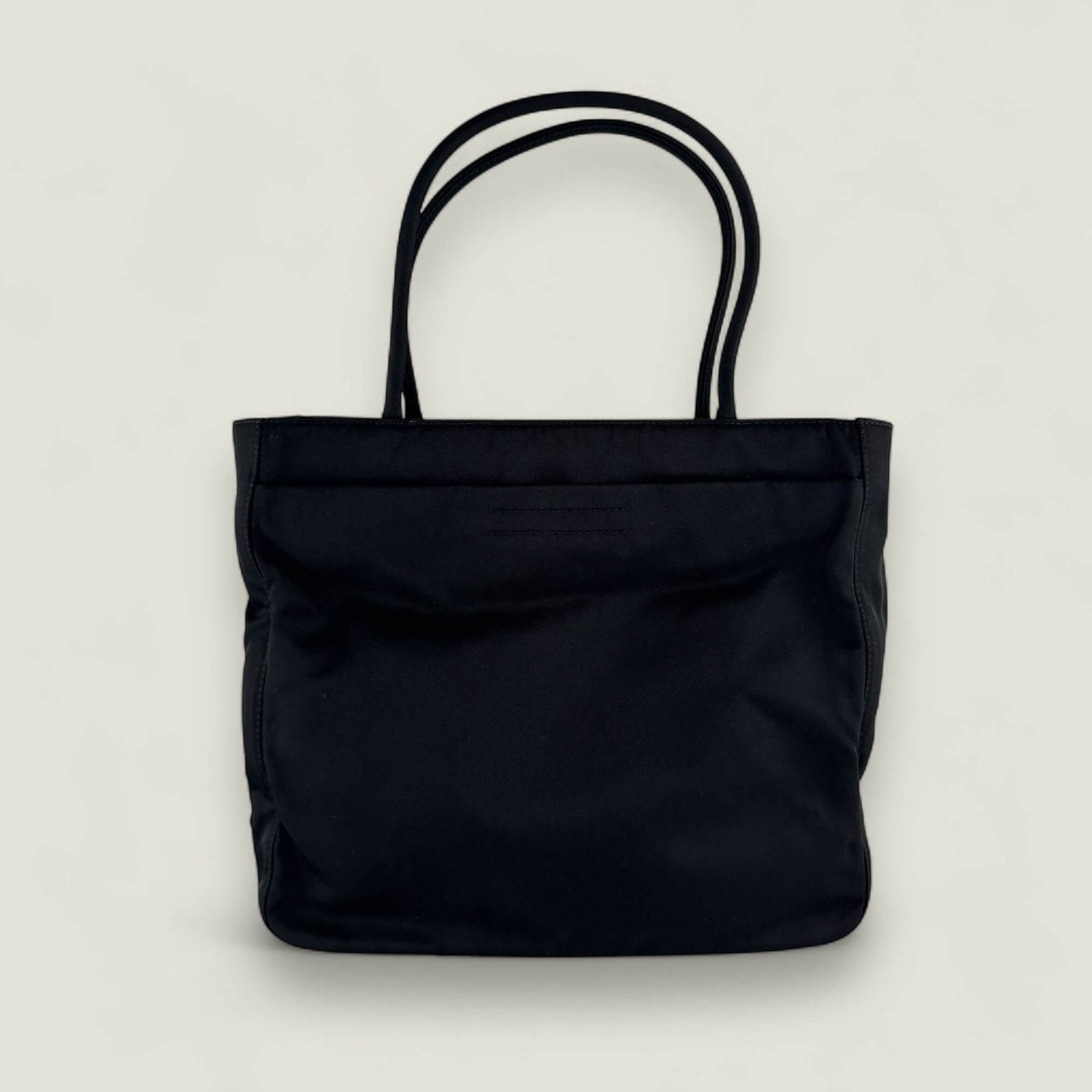 Preloved Prada nylon tote black