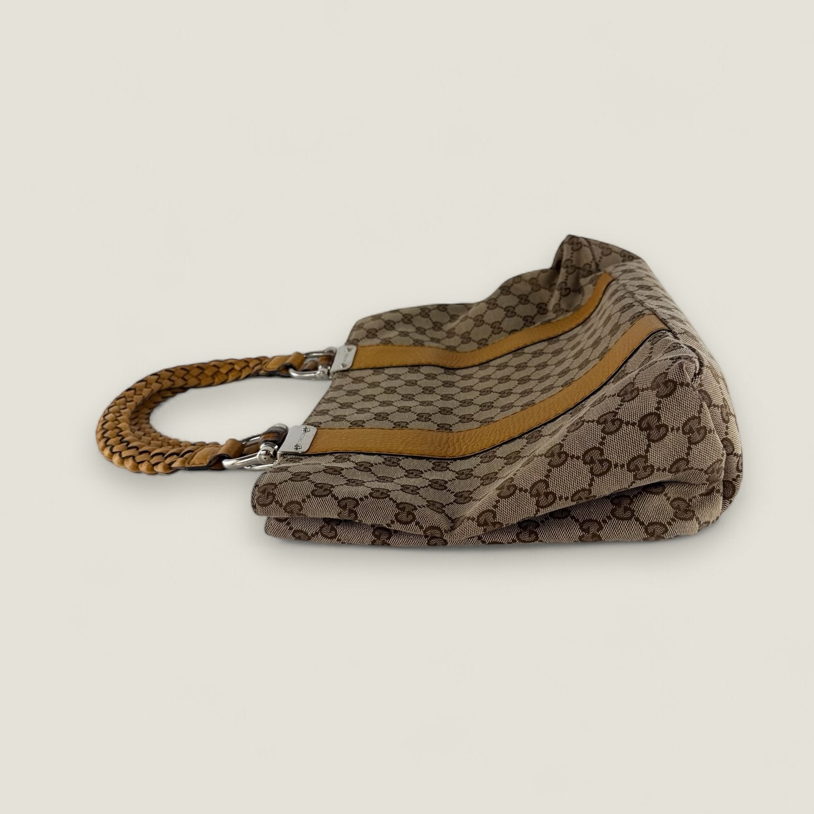 Tweedehands Gucci designer handtas canvas