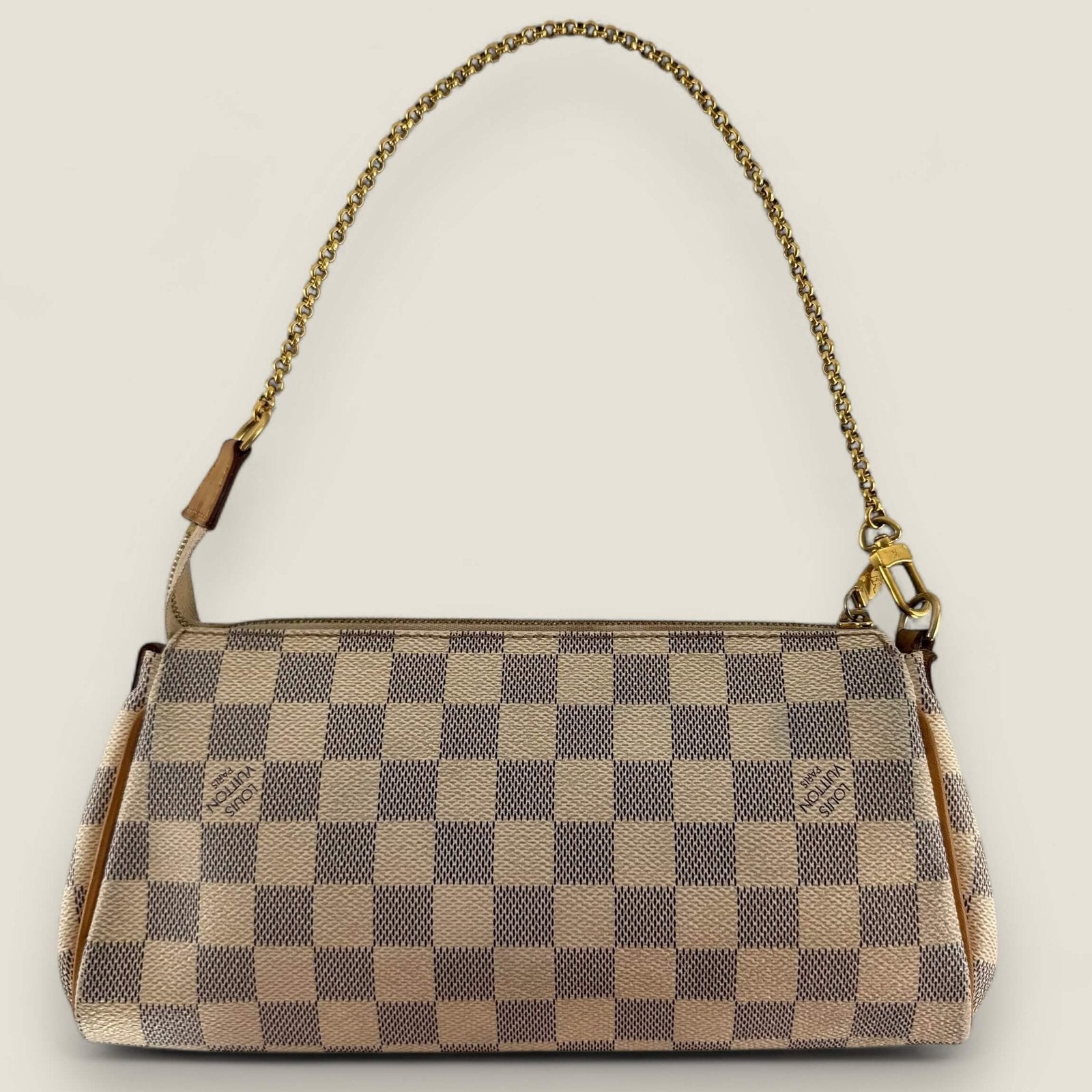Tweedehands Louis Vuitton Eva Damier Azur tas