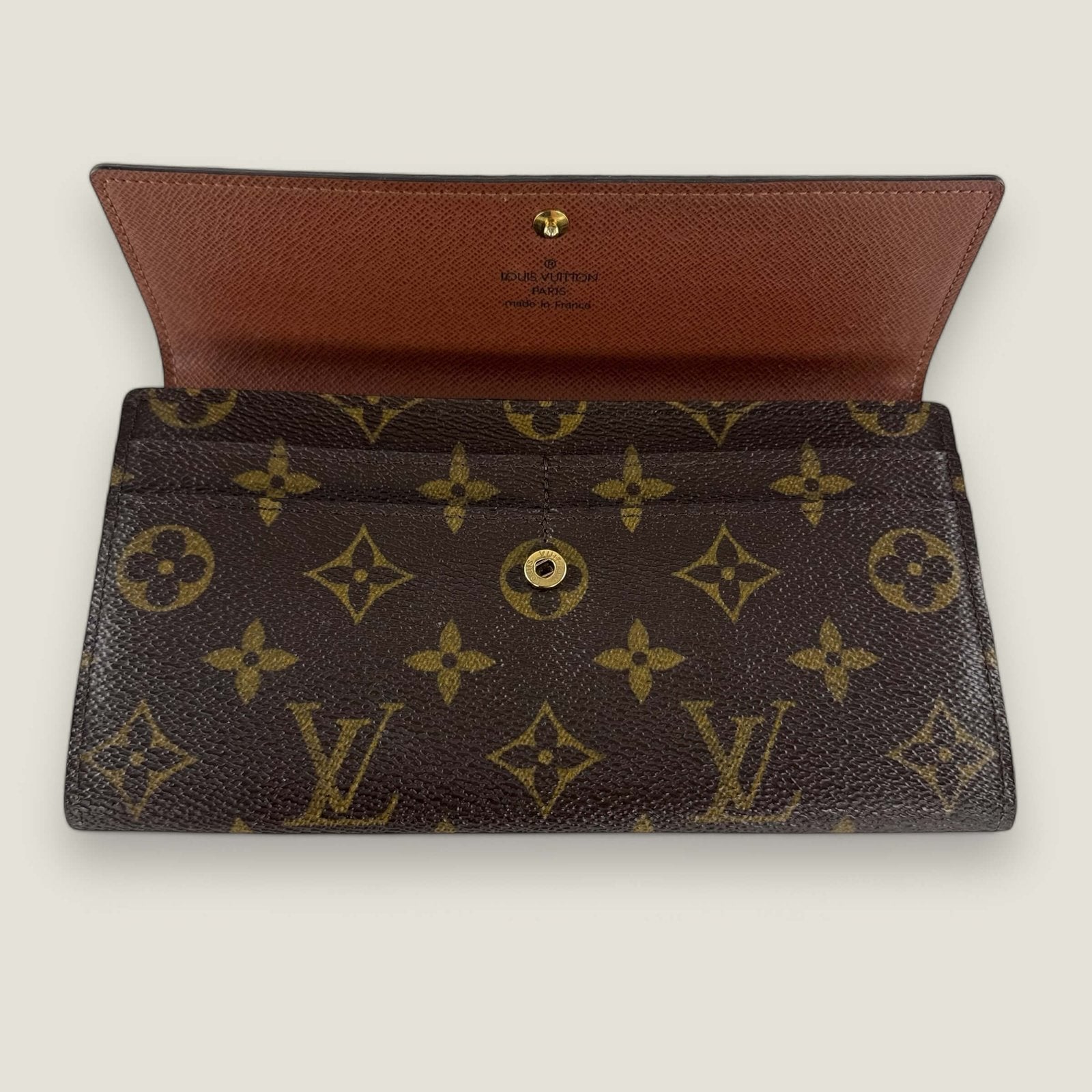Pre-owned Louis Vuitton Sarah wallet large