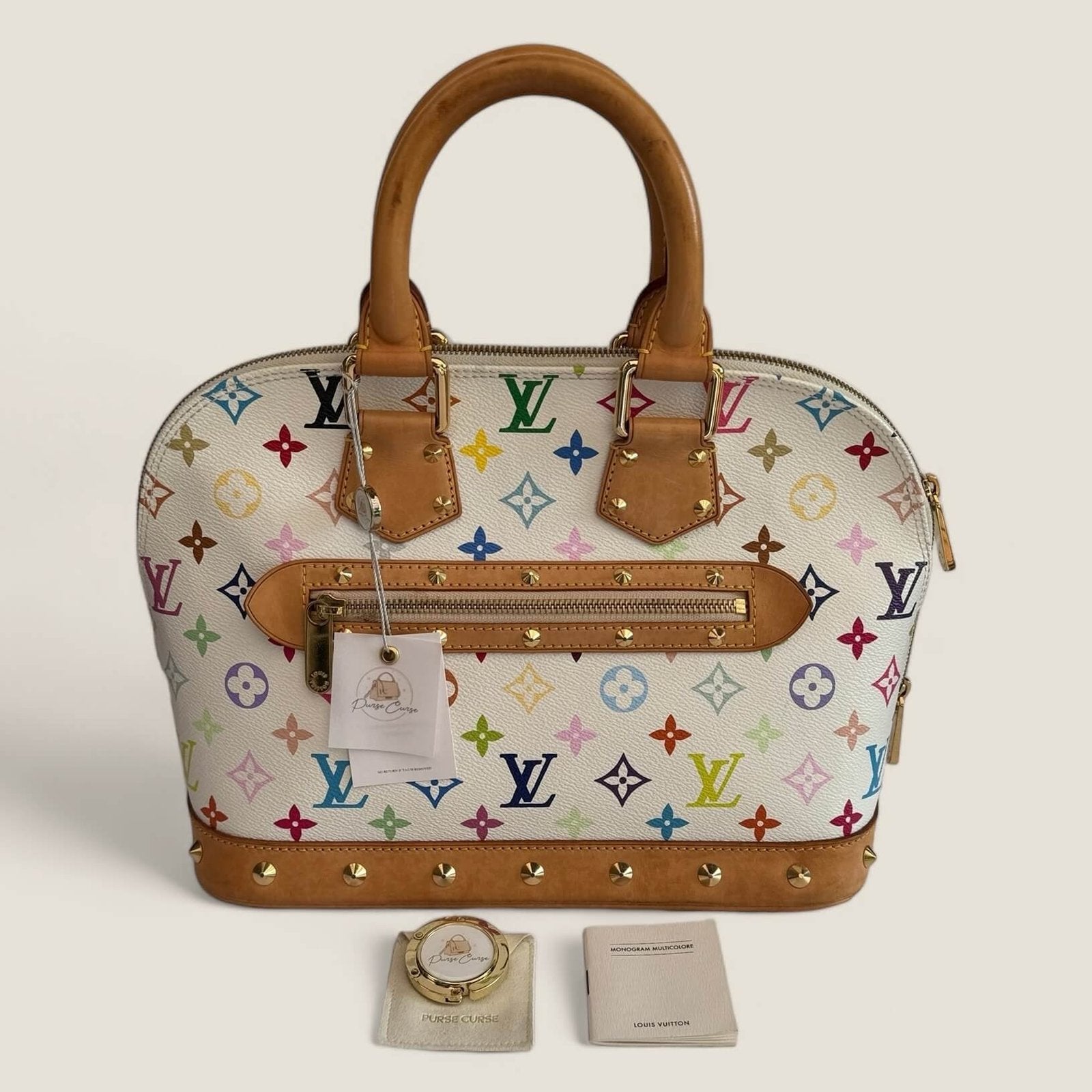 Tweedehands designer tas Louis Vuitton en Purse Curse tassenhaak