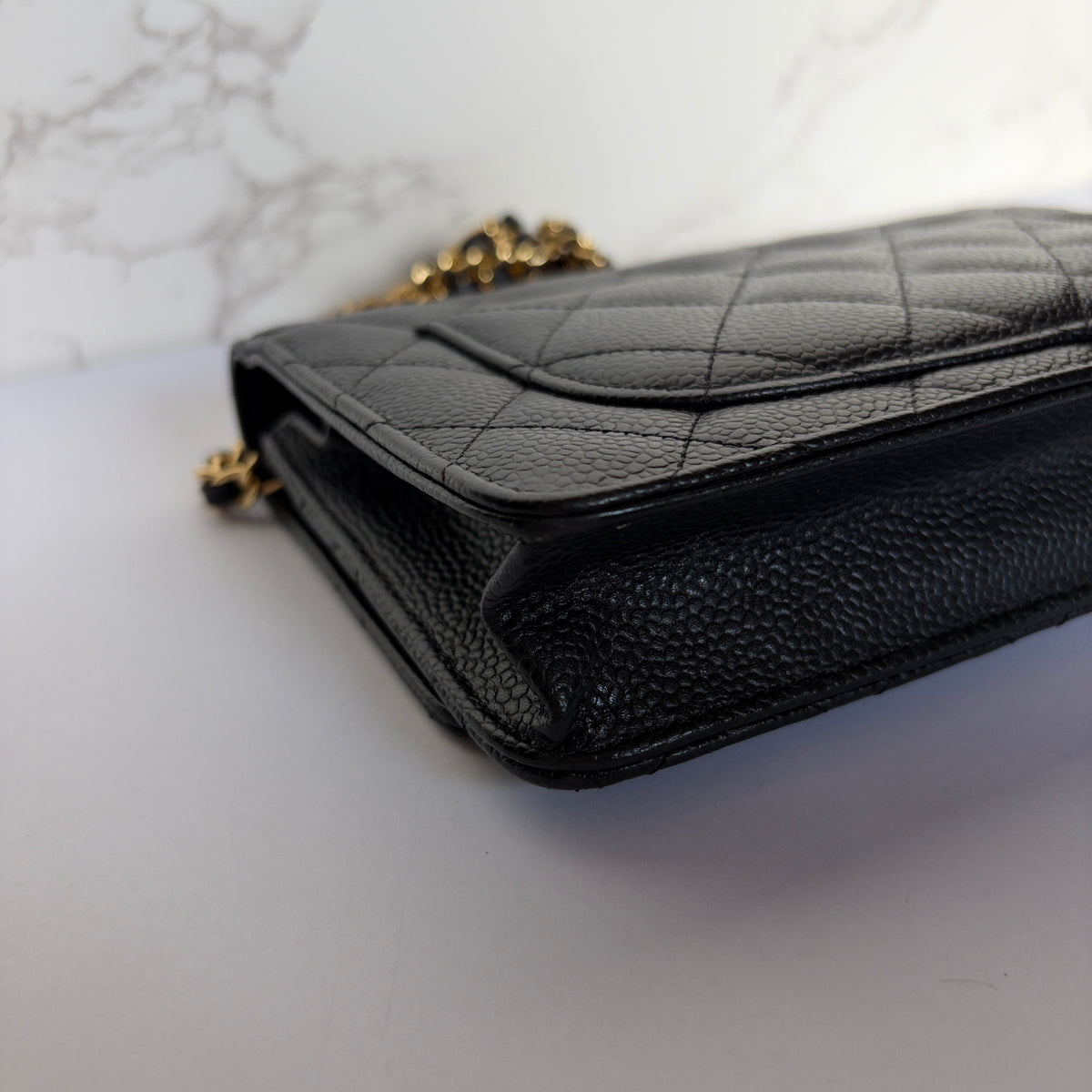 Tweedehands Chanel wallet on chain hele goede staat