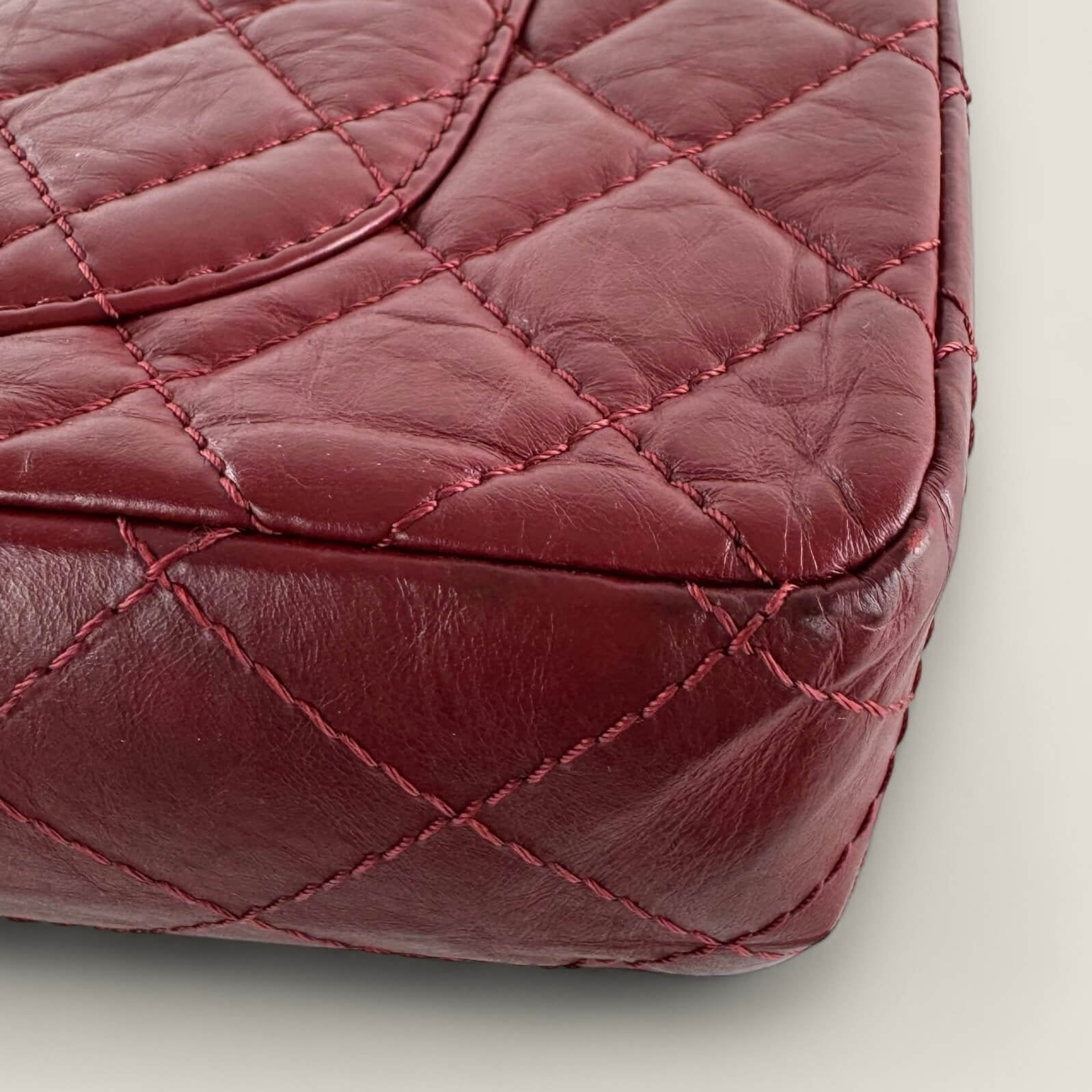 hoeken pre-owned Chanel schoudertas