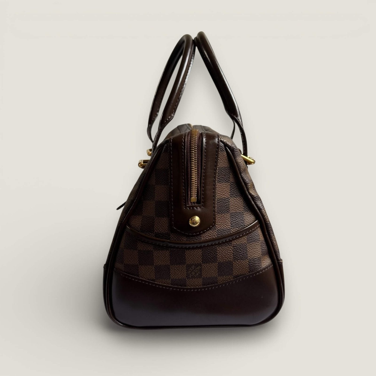 pre loved Louis Vuitton handtas damier ebene ruim model