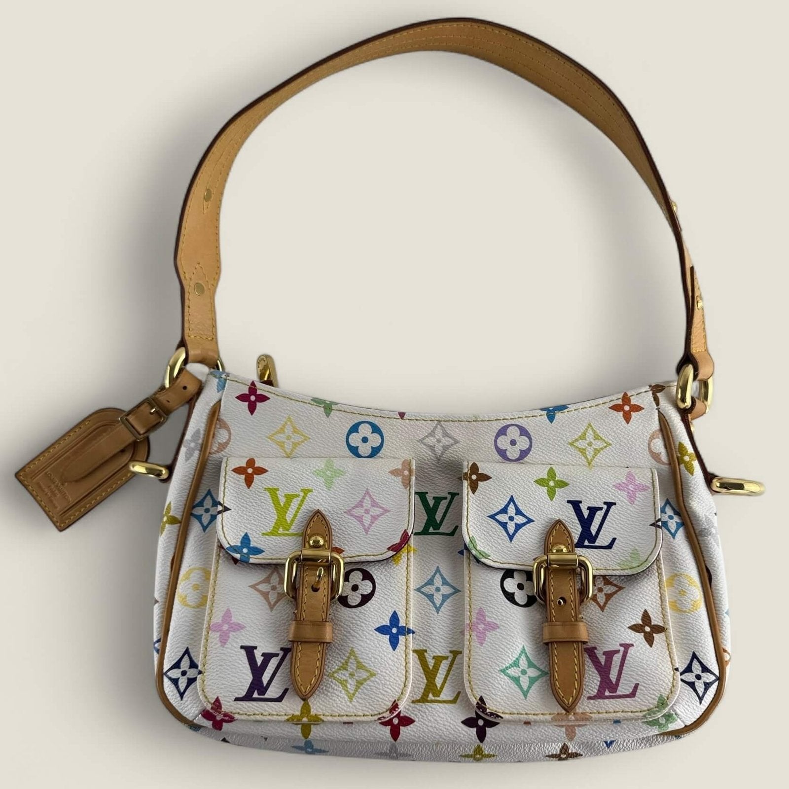 pre-owned Louis Vuitton multicolor Lodge