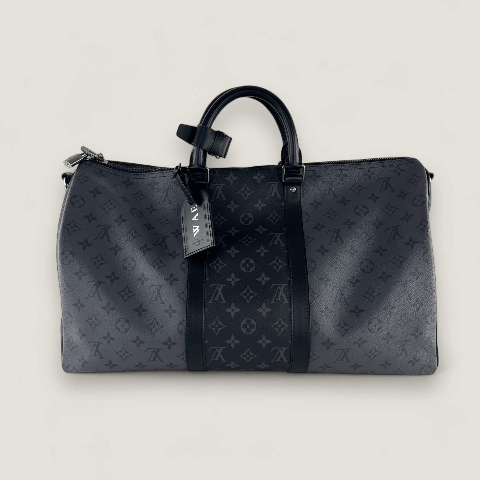 preloved Louis Vuitton keepall 50 grey monogram canvas