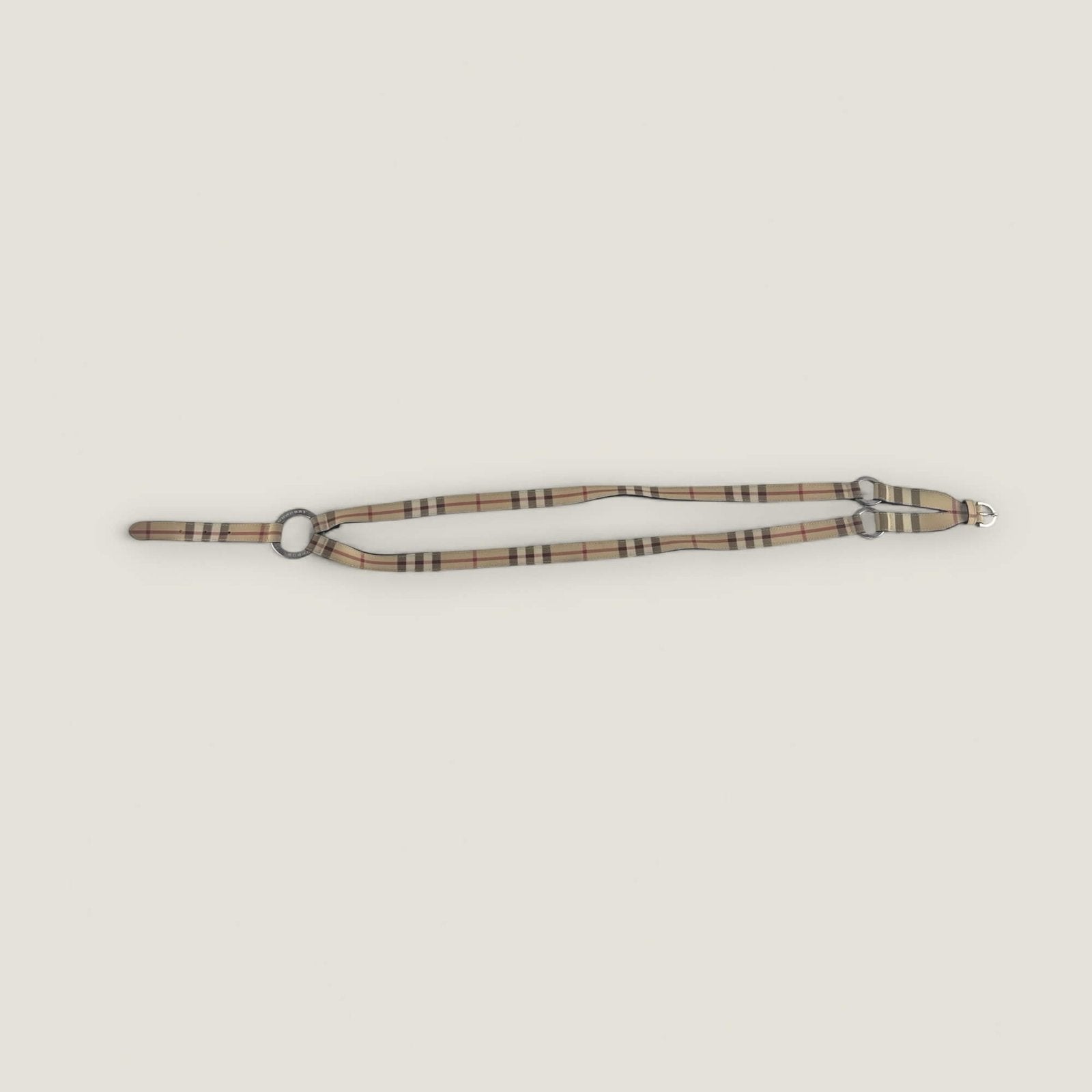 tweedehands burberry haymarket riem