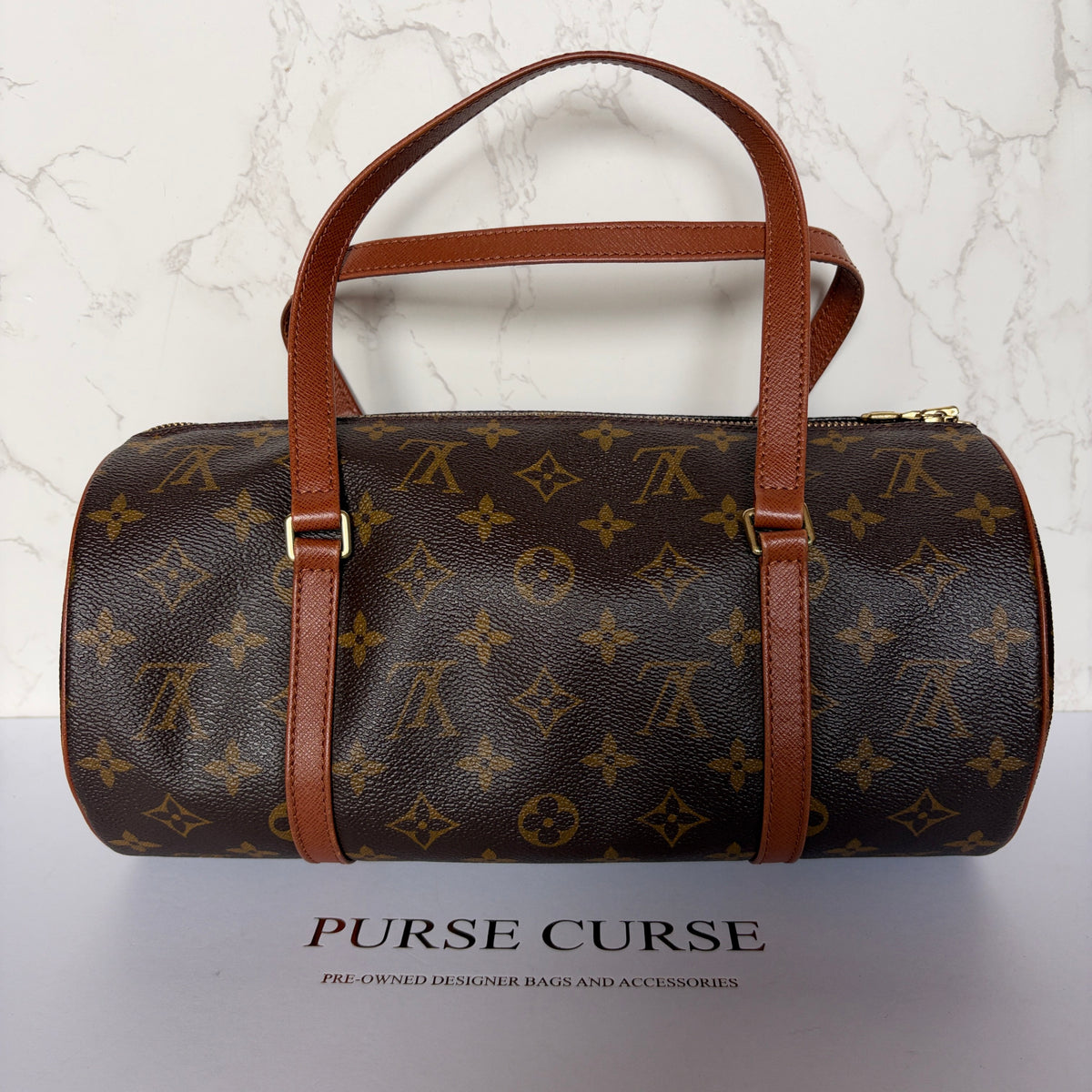 vintage Louis Vuitton Papillon 30 monogram tweedehands 
