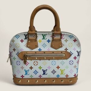 Pre-owned Louis Vuitton X Takashi Murakami Alma multicolor wit canvas handtas