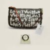 Pre-owned limited edition Louis Vuitton x Stephen Sprouse Graffiti Pochette Accessoires 2001 with Purse Curse purseholder