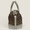 Used Gucci Ophidia Boston bag white brown