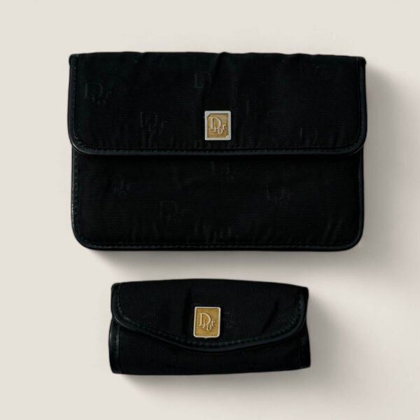 Tweedehands Christian Dior clutch en sleutelhouder vintage