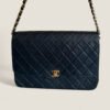 Chanel klassieke matelasse handtas vintage begin jaren 80 lamsleer