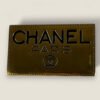 Chanel brooch vintage 90s 24k goldplated CC logo