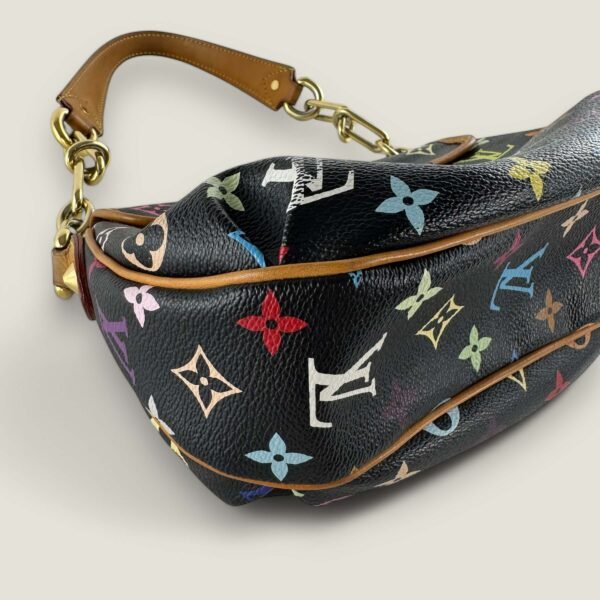 Louis Vuitton Patti zwart multicolor tas strik detail