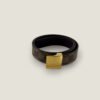 Louis Vuitton pre-owned designer belt size 85-34 damier ebene canvas