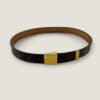 Originele Louis Vuitton riem monogram canvas leer gouden hardware