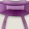 Chanel purple rubber shoulder tote bag
