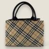 Pre-owned Burberry Nova Check blue label beige tas 