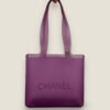 Pre-owned Chanel jelly tas paars