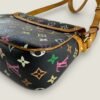 Pre-owned Louis Vuitton x Takashi Murakami multicolor Sologne zwart canvas