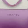 Rubberen tas van Chanel paars