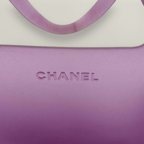 Rubberen tas van Chanel paars