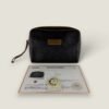 Tweedehands designer Christian Dior honingraat gecoate canvas monogram clutch Entrupy certificaat