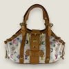 Unieke Louis Vuitton Theda tas multicolor wit canvas