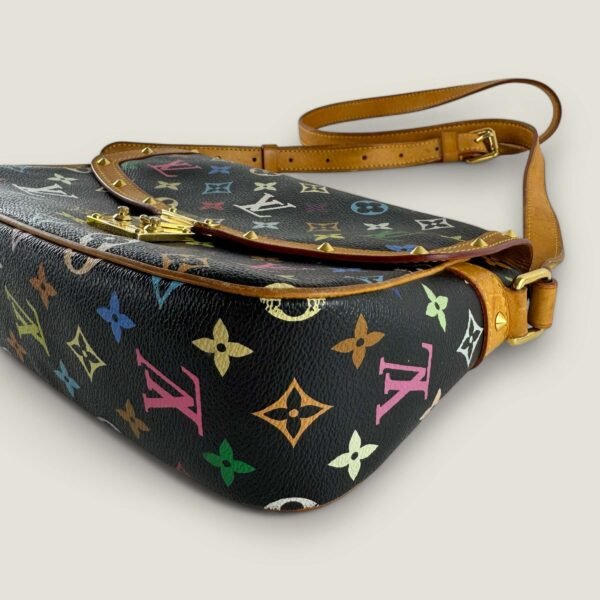 Vintage designer bag Louis Vuitton x Takashi Murakami multicolor Sologne
