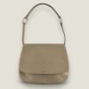Prada cleo tas vintage beige leer