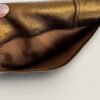Achter vakje authentieke pre-owned Chanel metallic gouden schoudertas