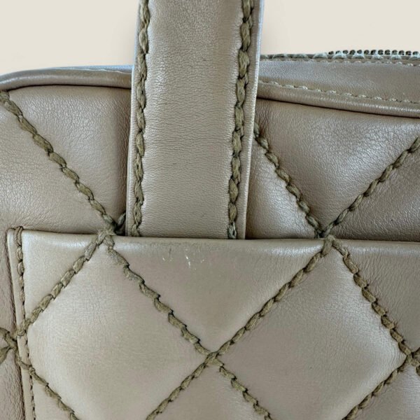 Authentieke Chanel tas leer wild stitch