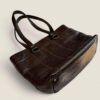 Chanel Chocolate bar light brown purse pre-owned silver hardware