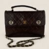 Chanel dubbel draaislot schoudertas - pre-owned