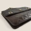 Chanel dubbel slot tas met schouder hengsel vintage model