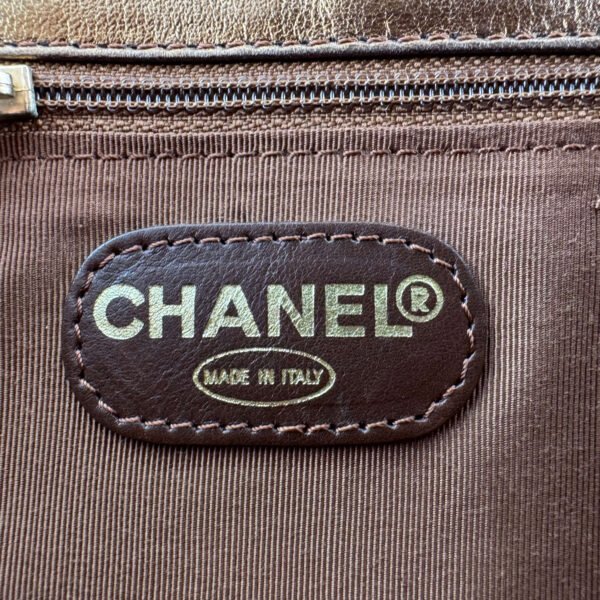 Chanel logo binnenkant vintage schoudertas