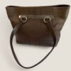 Chanel pre-loved brown soft caviar Chocolate Bar bag silver hardware