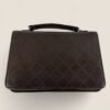Chanel vintage handbag rare model 24k gold plated hardware double closure