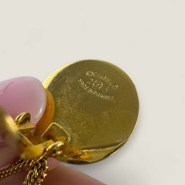 Originele Chanel oorbellen vintage 24k verguld