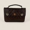 Chanel dubbel draaislot schoudertas